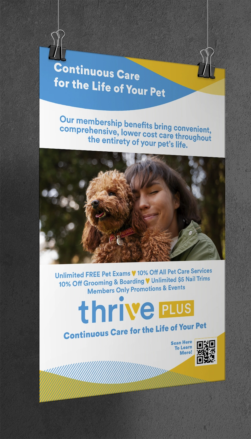 Thrive Plus Membership Poster