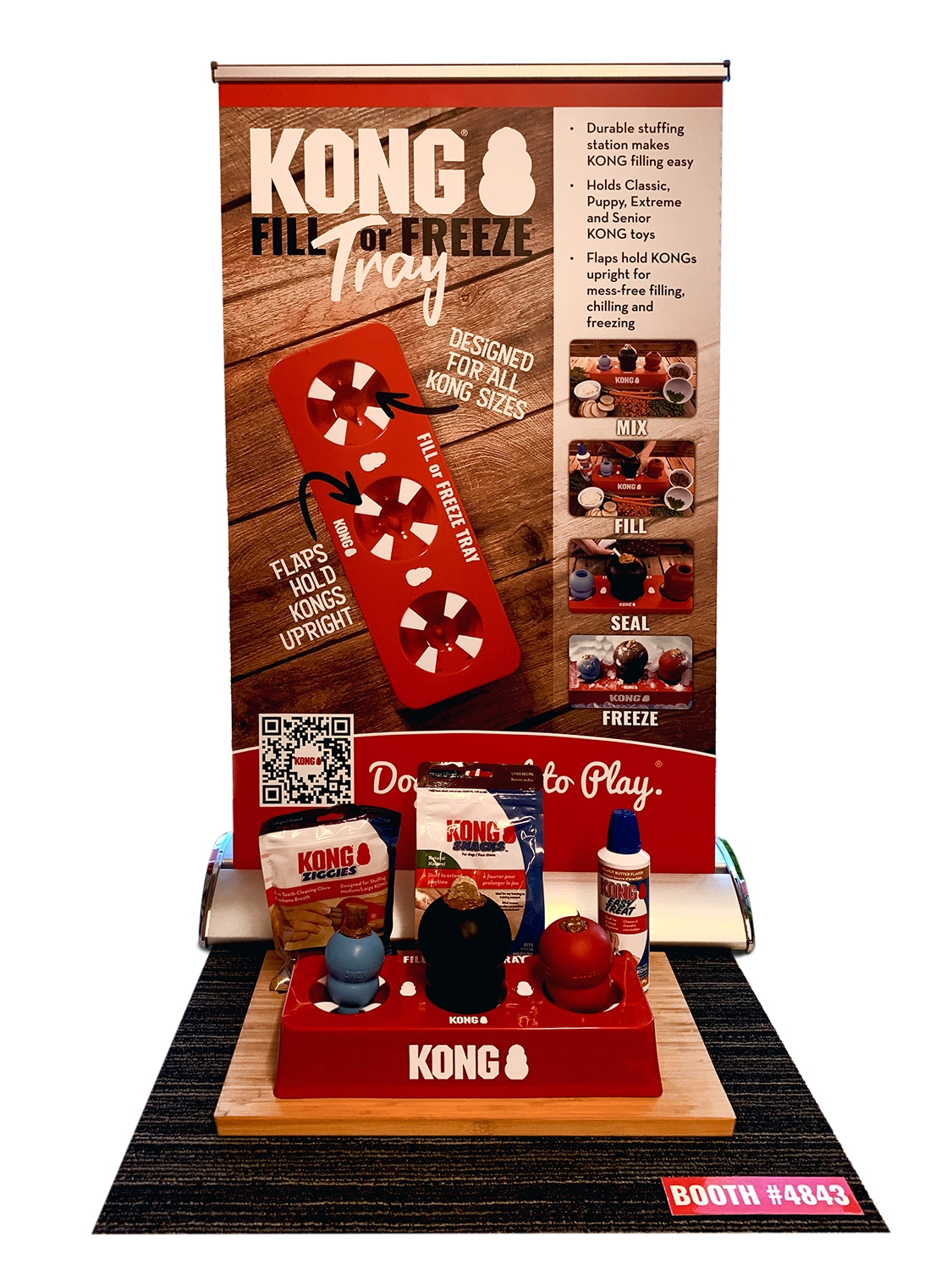 KONG Fill Freeze Tray Banner and Product