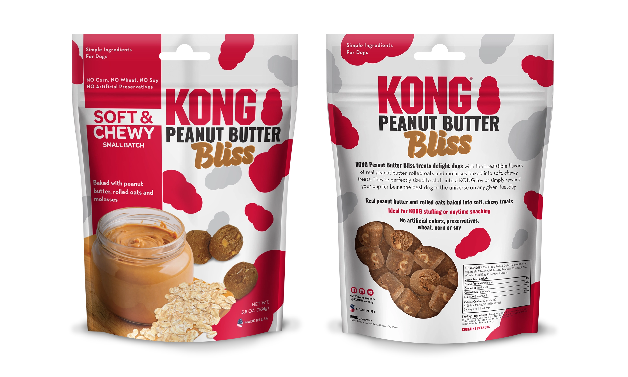 KONG Peanut Butter Bliss Bags